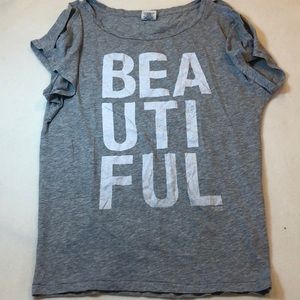 Victoria’s Secret BEAUTIFUL t shirt with cutouts